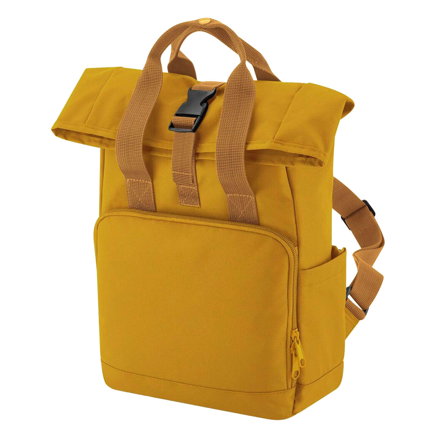 Bagbase Mini Recycled Twin Handle Backpack - Mustard Yellow