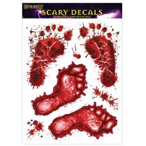 Halloween Blood Decal Stickers Scary Festive Window Prints