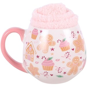 Sugarplum Bakery Print Mug and Socks Set