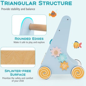 Wooden Learning Activity Baby Walker