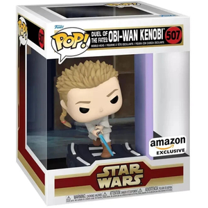Funko Pop Deluxe Star Wars Duel Of The Fates Obi Wan Kenobi Amazon Vinyl Figure