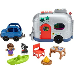 Fisher-Price Little People Light Up Learning Camper RV Toy