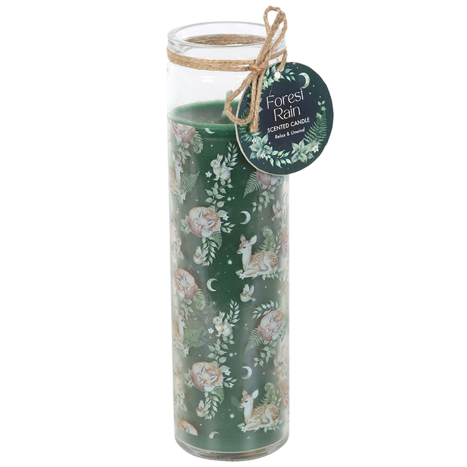 Something Different Forest Rain Tube Scented Candle - Green