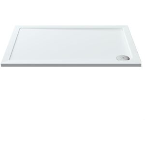 1200mm x 800mm Premium Rectangular Shower Tray - White