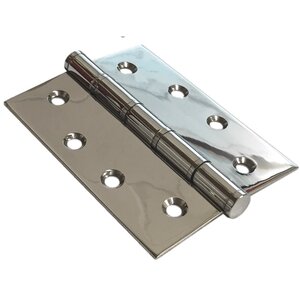 Dzina Stainless Steel Hinge ¿ 4 Inch x 3 Inch x 2.0mm PSS | Brushed Finish | 1 Pair