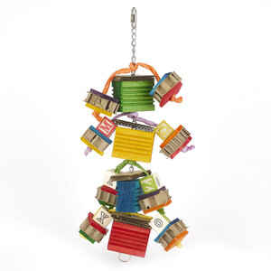 Boredom Breaker Groovy Blocks Bird Toy