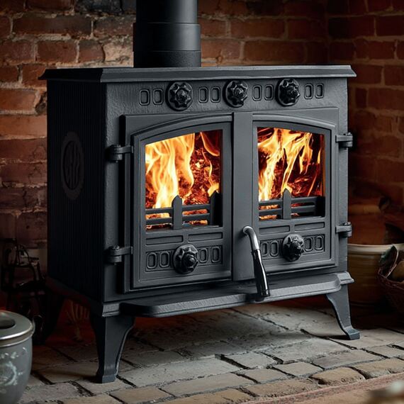 Royal Fire 10kW Cast Iron Wood and Charcoal Burning Stove