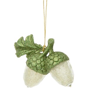 Glitter Acorn Decoration