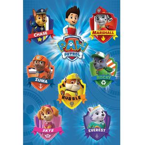 Paw Patrol Crest Poster