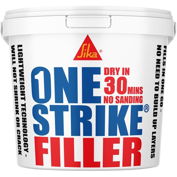 Everbuild Sika One Strike decorator's filler 250ml white