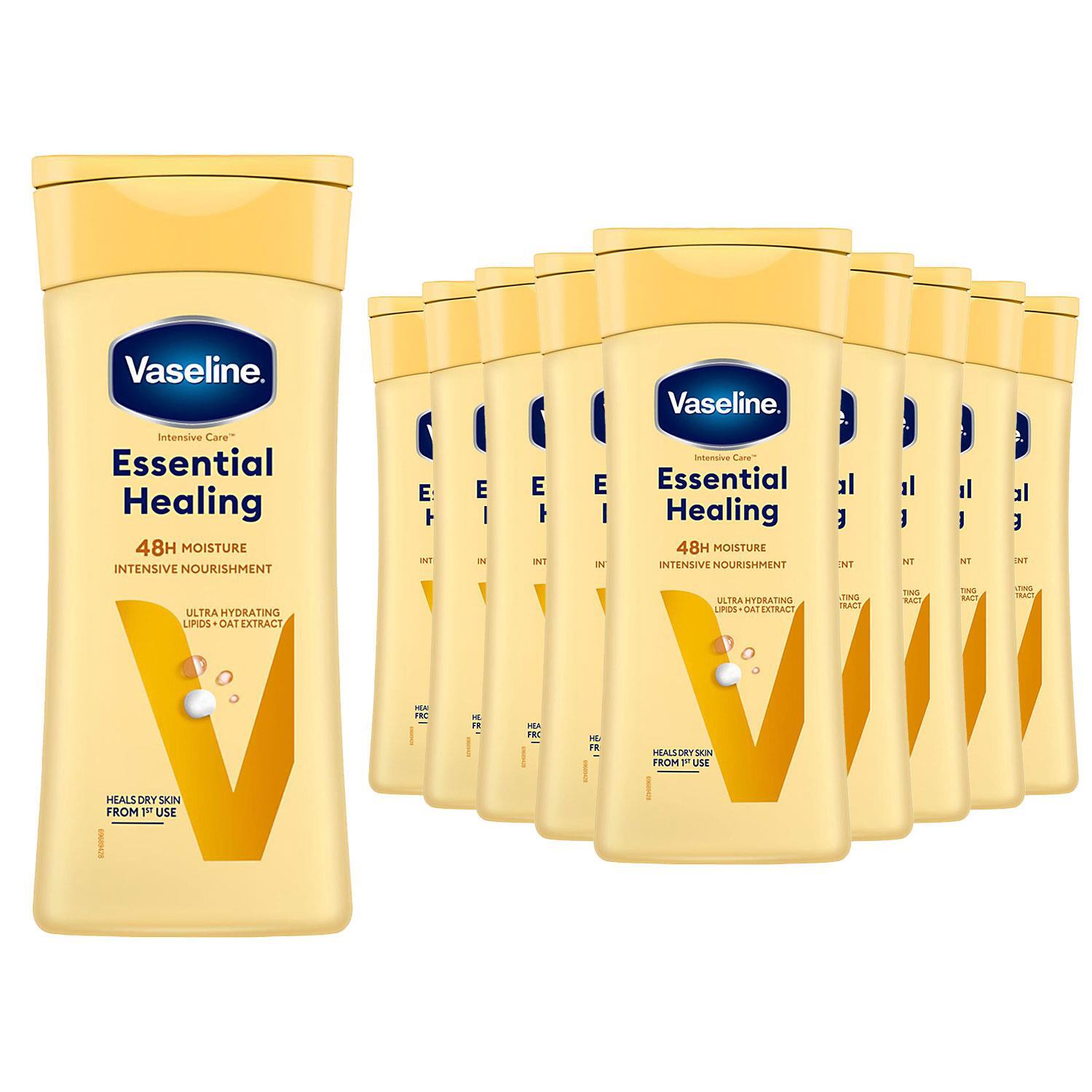 Vaseline Intensive Care Body Lotion Essential Healing For Dry Skin 400Ml, 12 Pack - White