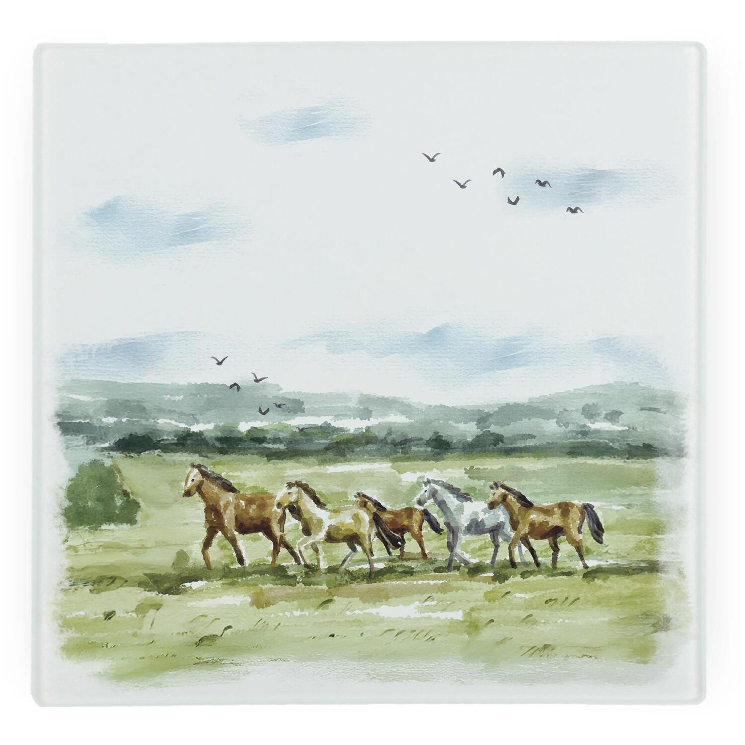 Image of Wild Horses Large Square Worktop Protector&hellip;