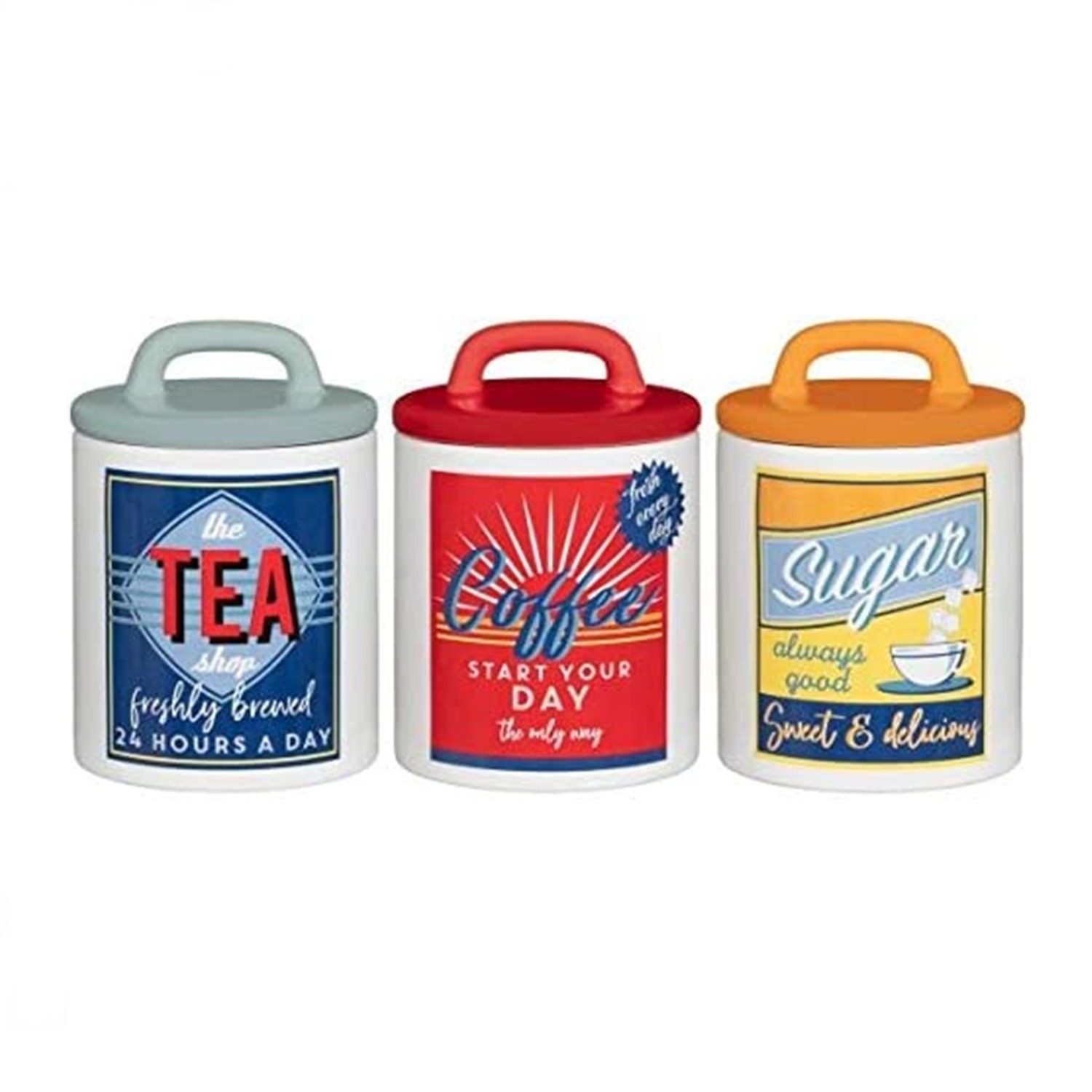 Image of Set of 3 Retro 60s Style&hellip;