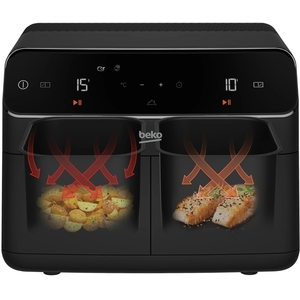BEKO ExpertFry FRL5387B Dual Zone Air Fryer 8.5L Black