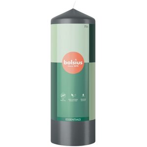 Bolsius Stormy Grey Essential Pillar Candle