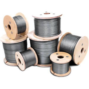 2 mm Thick Wire Rope Wire Cable - 50 metres / 164.04 ft - Galvanised Metal Steel Rope