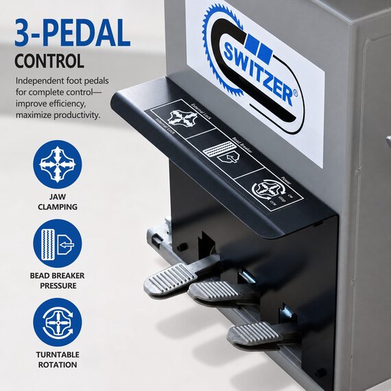 SwitZer Tyre Changer Changing Machine 10-20 Inch Pneumatic Wheel Tire Changer