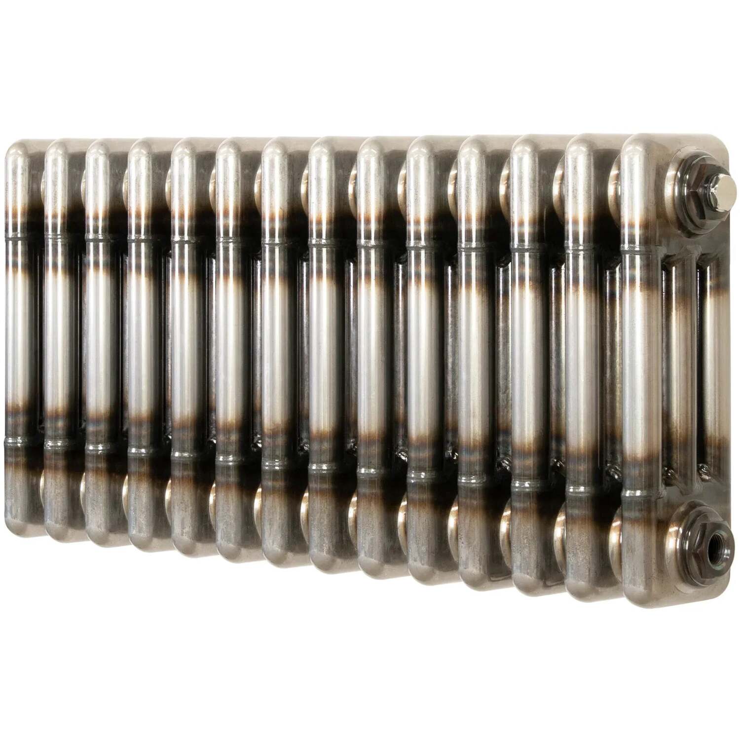 Monstershop Traditional 3 Column Radiator - 300 X 650Mm - Raw Metal - Image 2