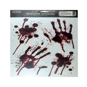 StickersWindowHalloweenBloodDecoHand