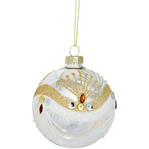 Gold Sequin Design Bauble
