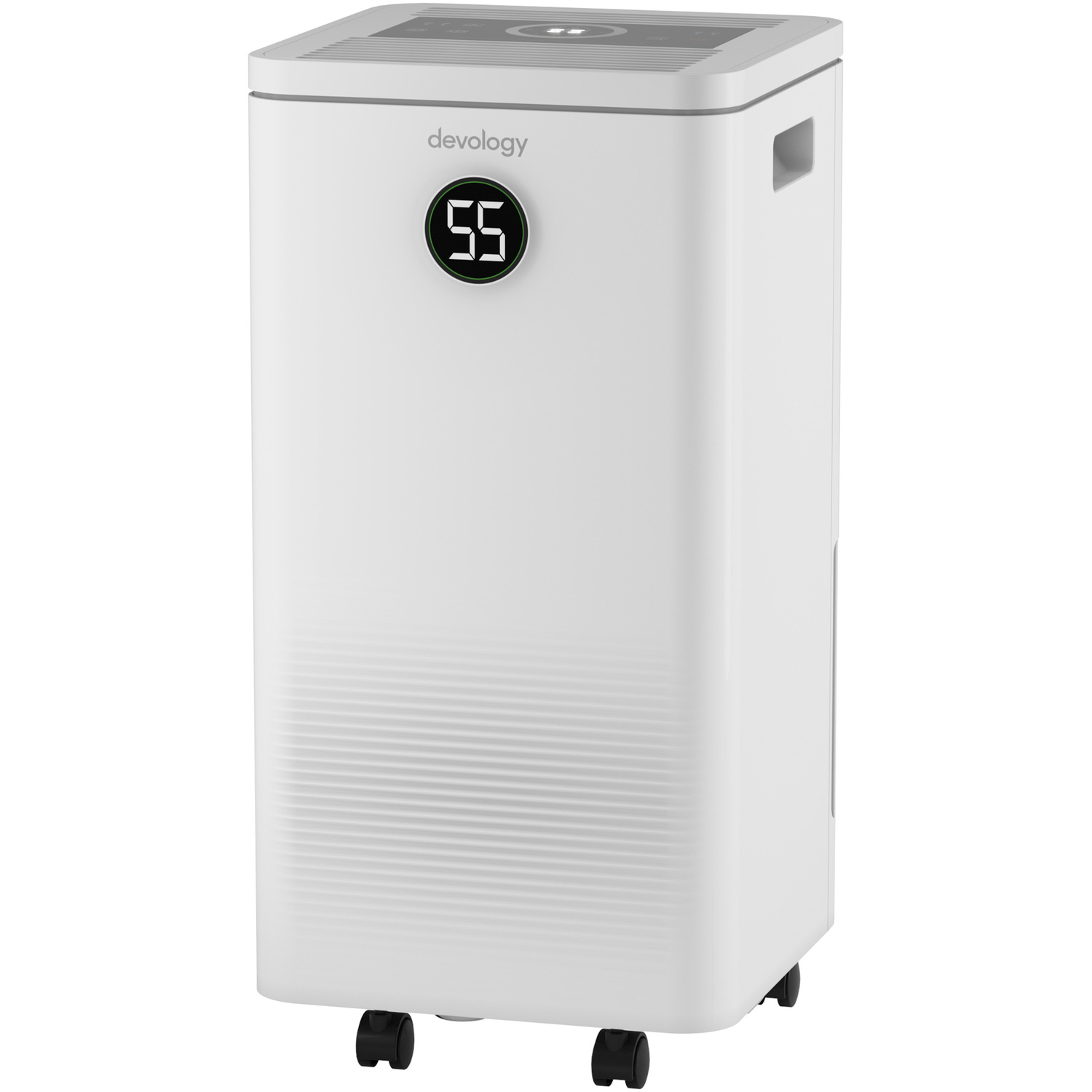 12L/Day Dehumidifier with 2.5L Watertank for Damp & Mould Protection - White