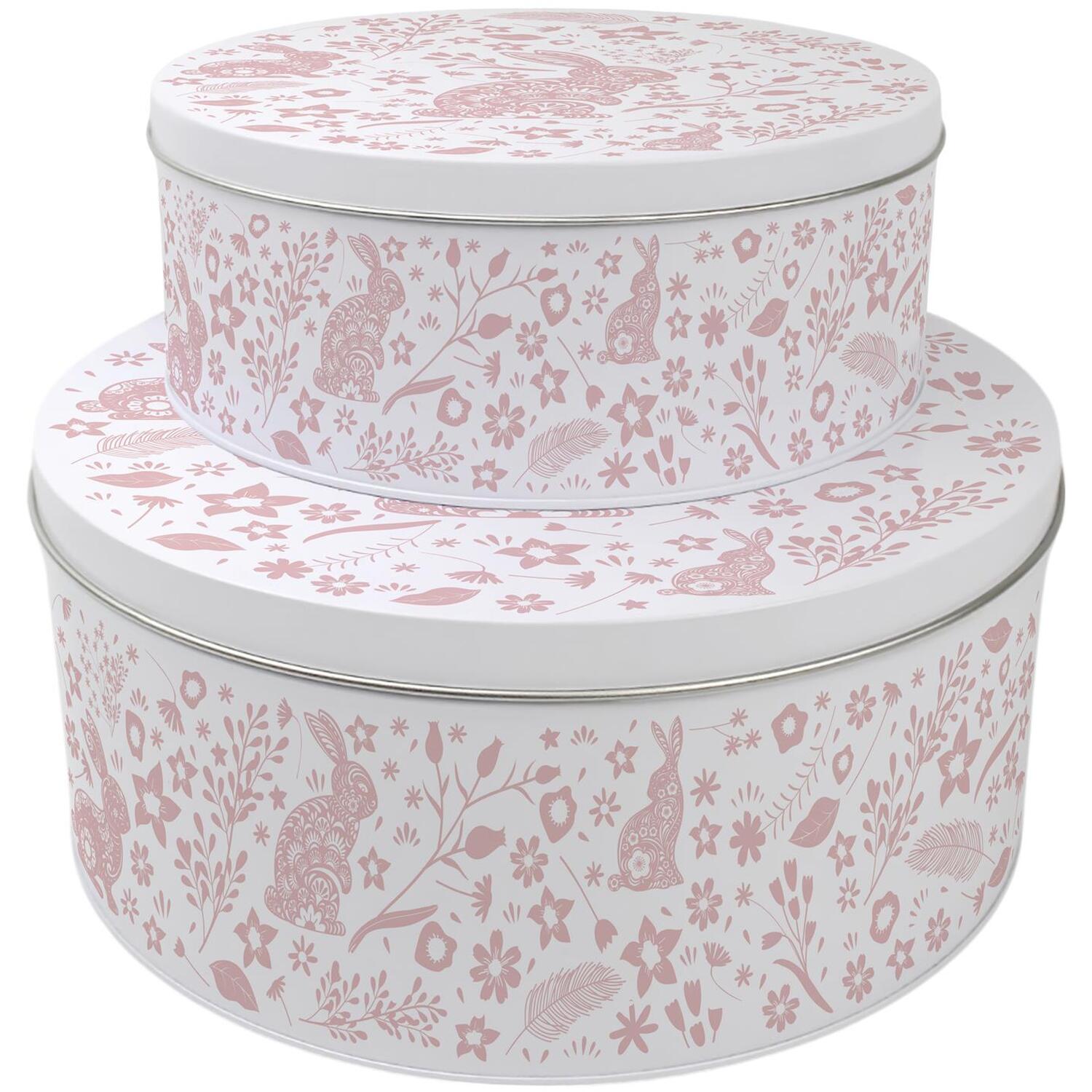 Image of Pink Wild Rabbits Cake Tin Set&hellip;