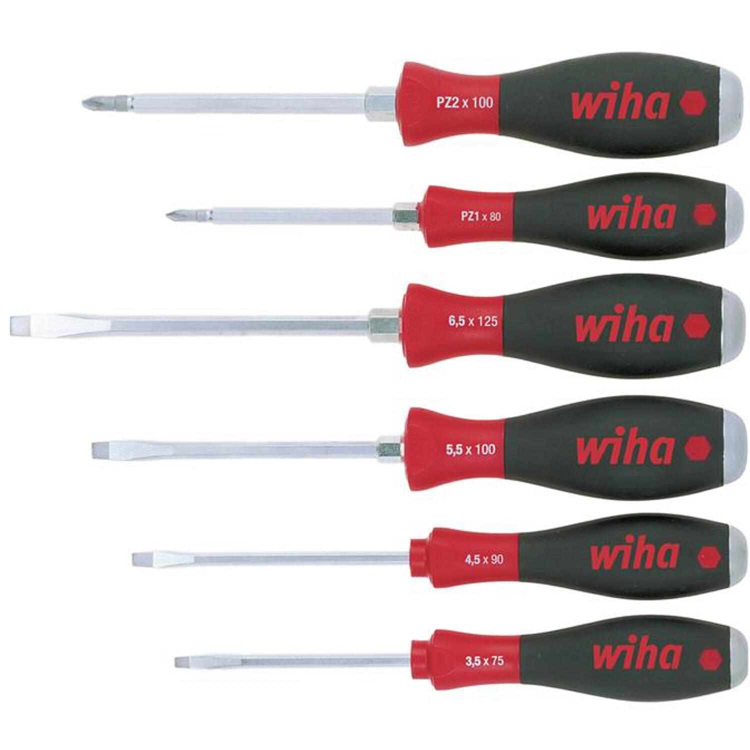 Wiha Softfinish Screwdriver Set, 6 Piece Hex Blade 21251 - Image 9