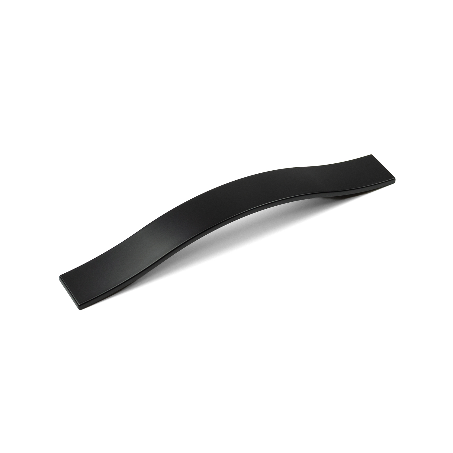 - 160mm Matt Black Strap Handle Kitchen Cupboard Door Drawer Pull Wardrobe Furniture Replacement Upcycle - Image 3
