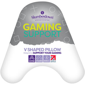 Slumberdown Gaming V Shaped Pillow