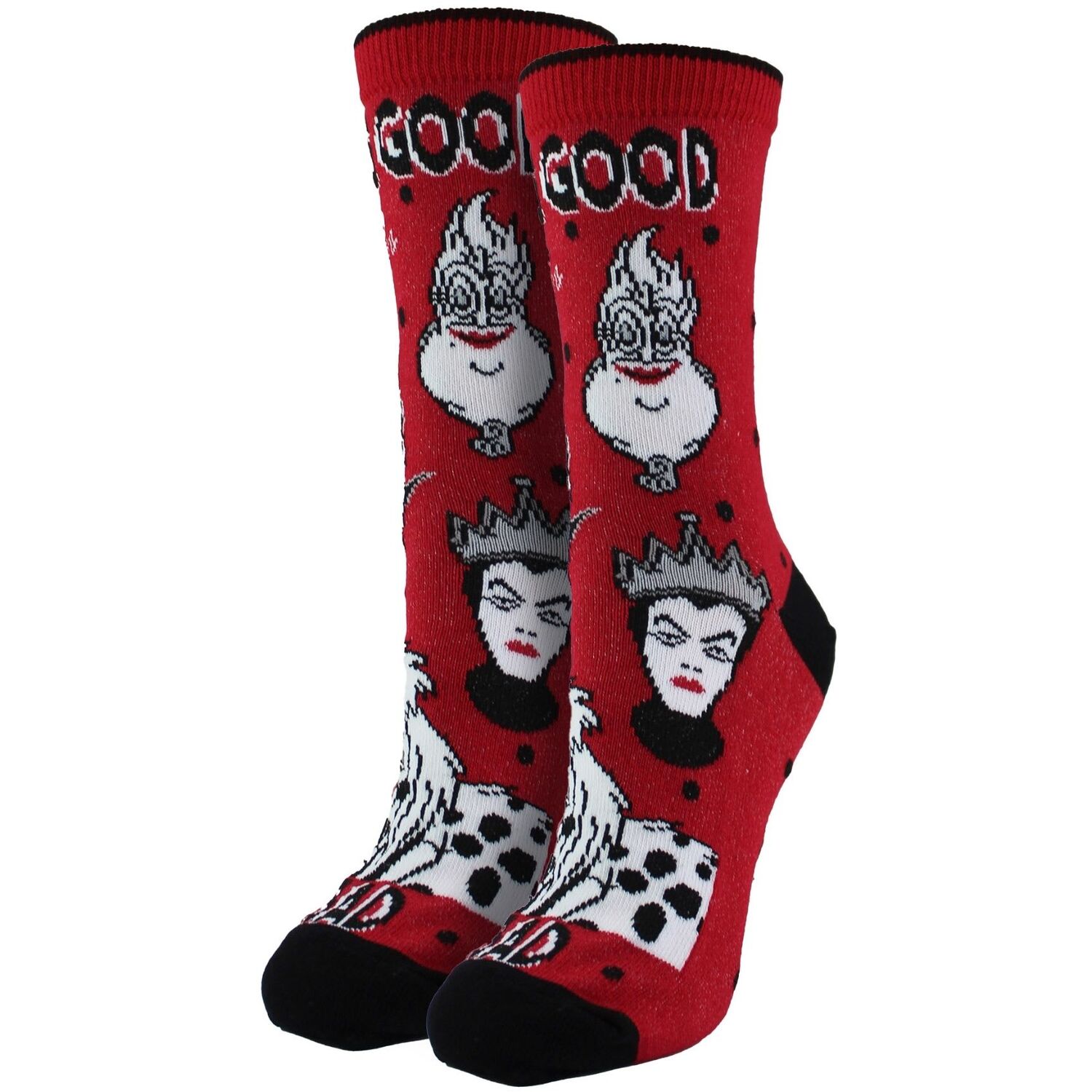 Disney Ladies Villains Crew Socks