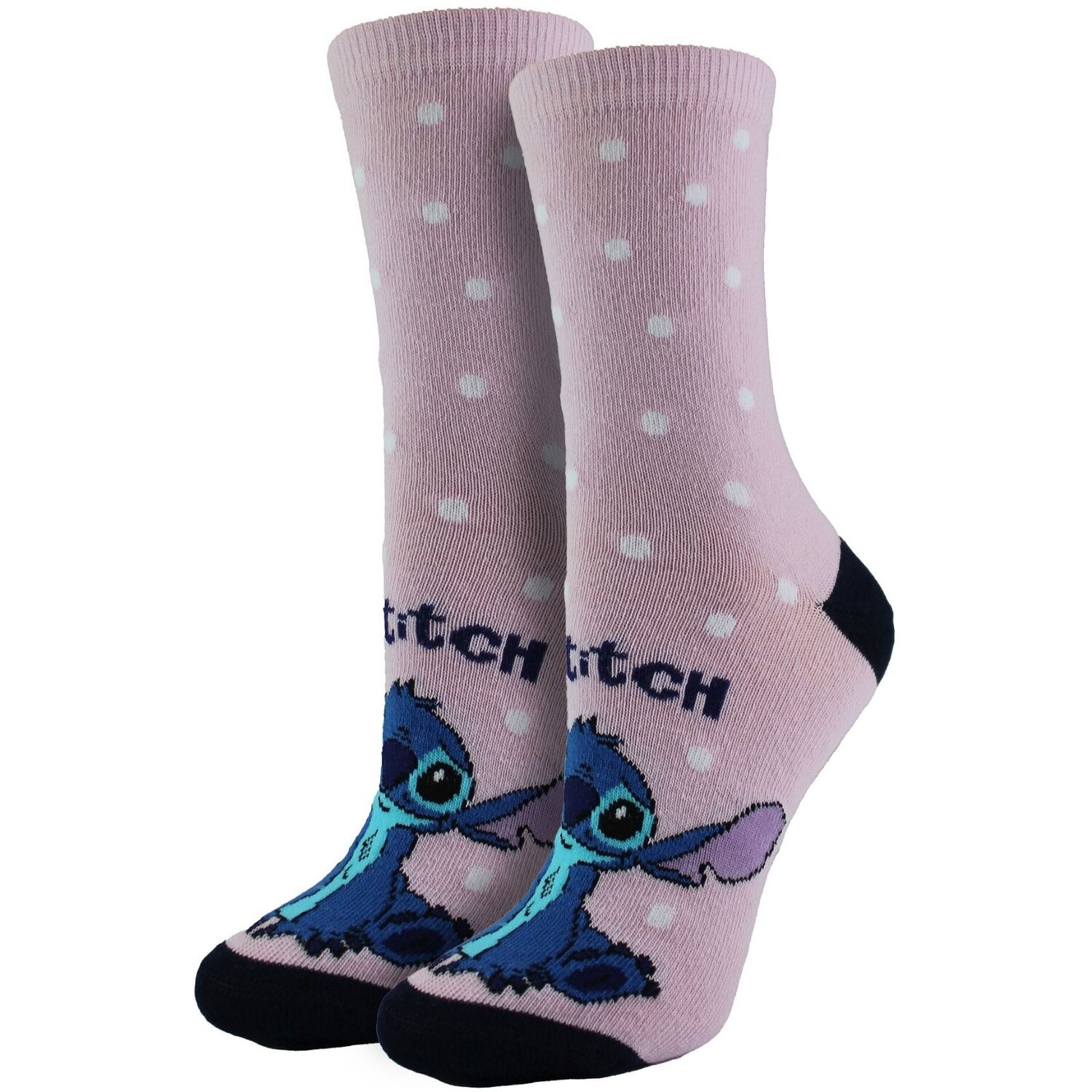 Disney Ladies Stitch Crew Socks