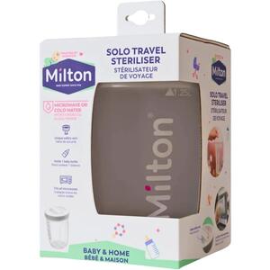 Milton Solo Travel Steriliser Microwave Cold Water Portable BPA Free