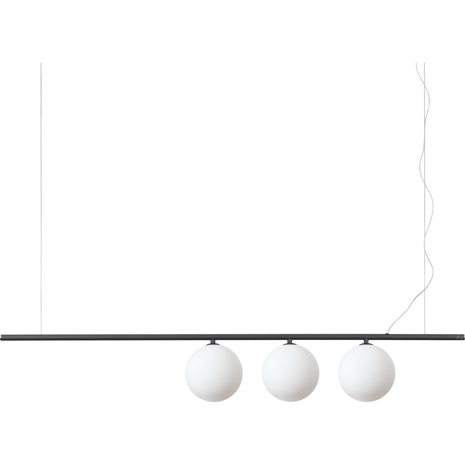 Ideal Lux Lighting Perline Pendant Light Black - Black