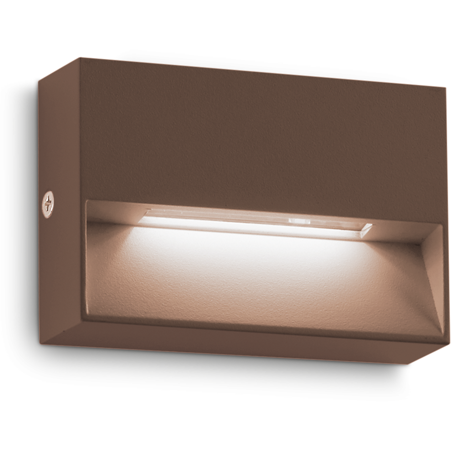 B&Q - Luminosa Dedra Integrated Led Outdoor Rectangle Flush Wall Lamp Coffee 160Lm 3000K Ip65 - Image 2