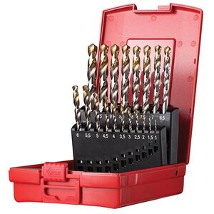 Dormer A08910 Set A002 Hss Tin Coated Jobber Drill Set Of 5 4.0-10.0 (UK Plug)