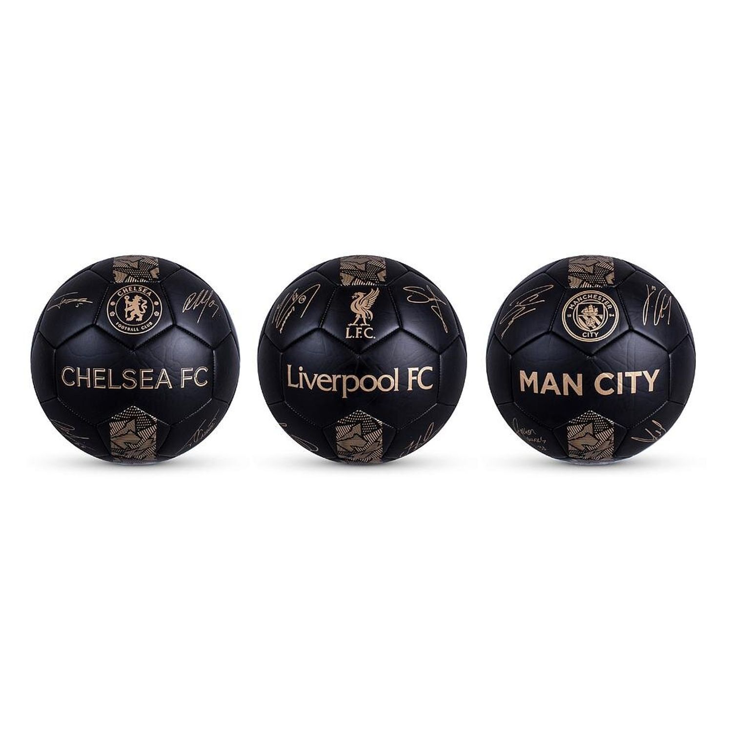 Liverpool Fc Phantom Signature Football A - Black/Gold