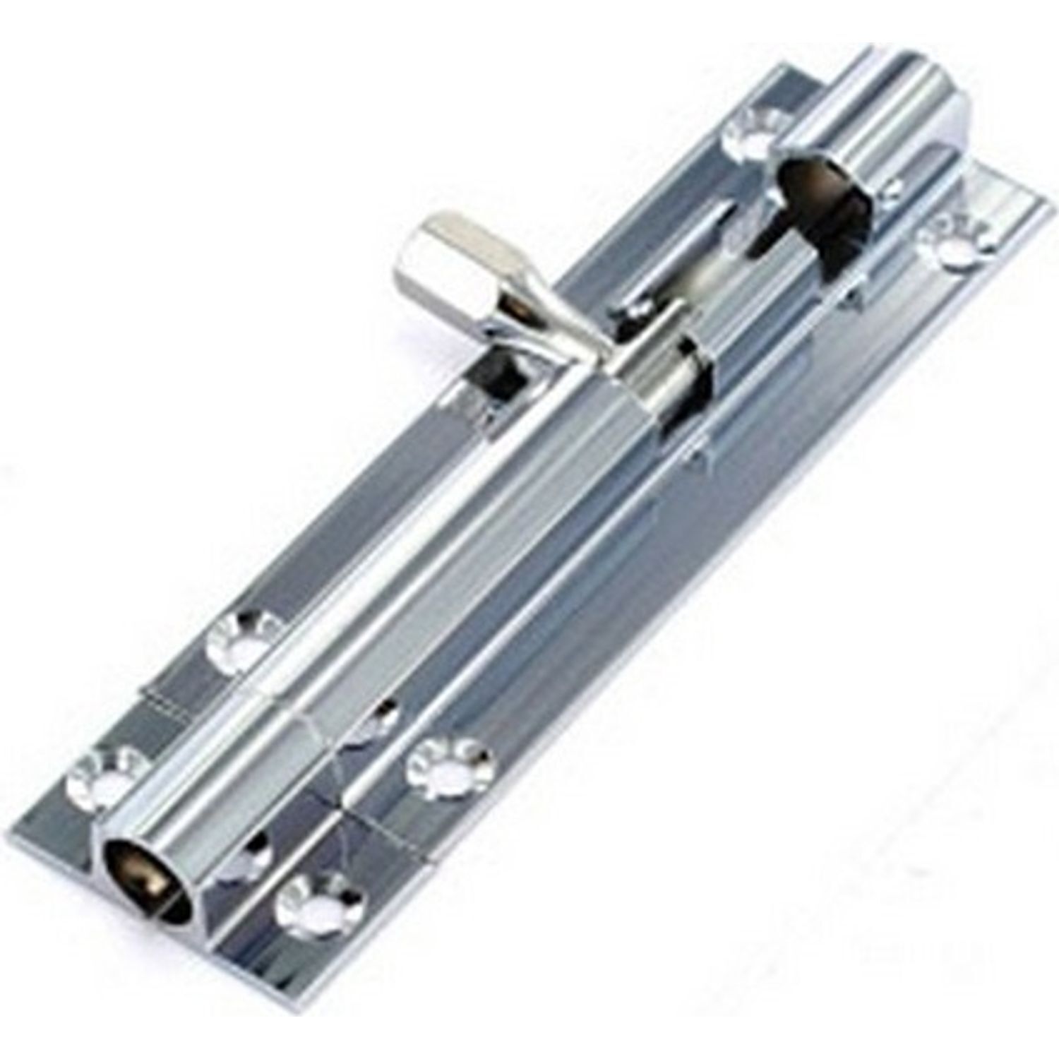 Securit Chrome Door Bolt A - Silver