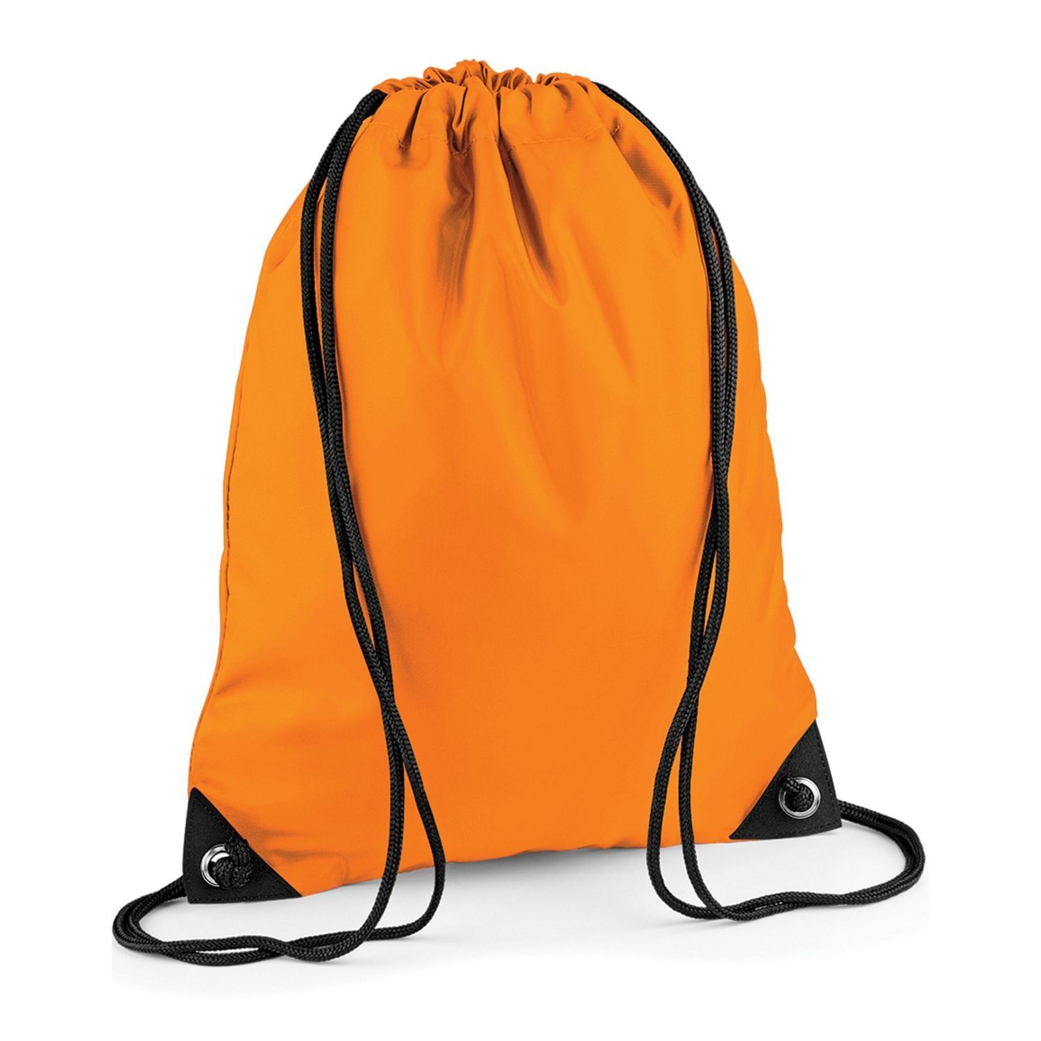 Bagbase (One Size, Orange) Premium Drawstring Bag - Image 2