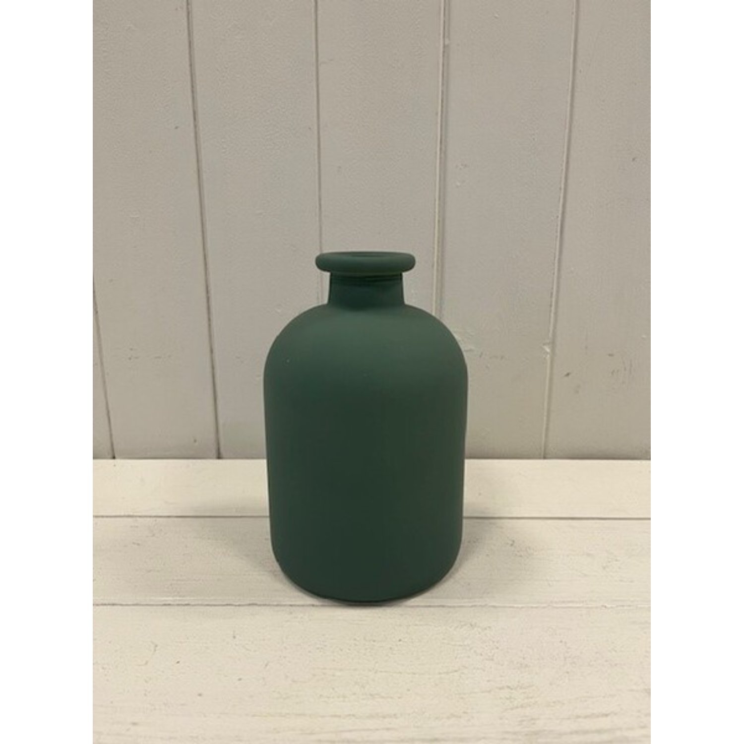 Kdmd Charming Matt Light Green Glass Bottle - Green