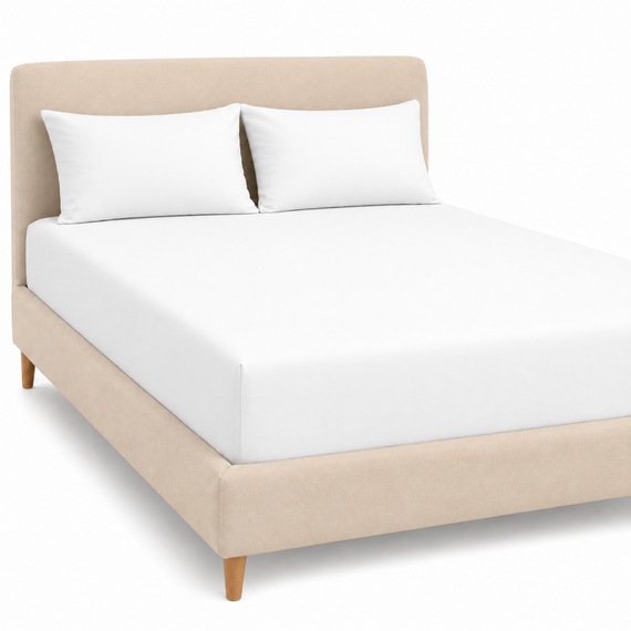 MHG Living Fitted Sheet and Pillowcase Set, Soft Microfibre, 30cm Deep Pocket, Elasticated Edge