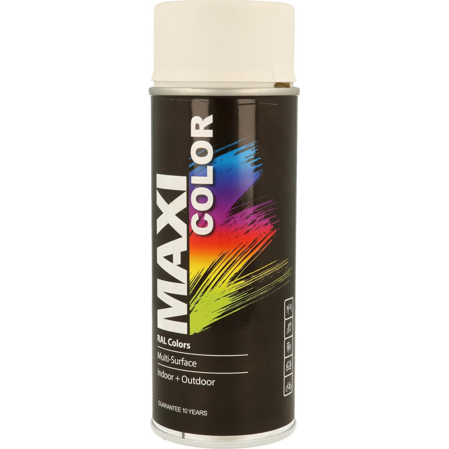 Saxon Maxicolor Matt White Ral Spray Paint 400Ml Fast Dry Indoor Outdoor Use - Image 4