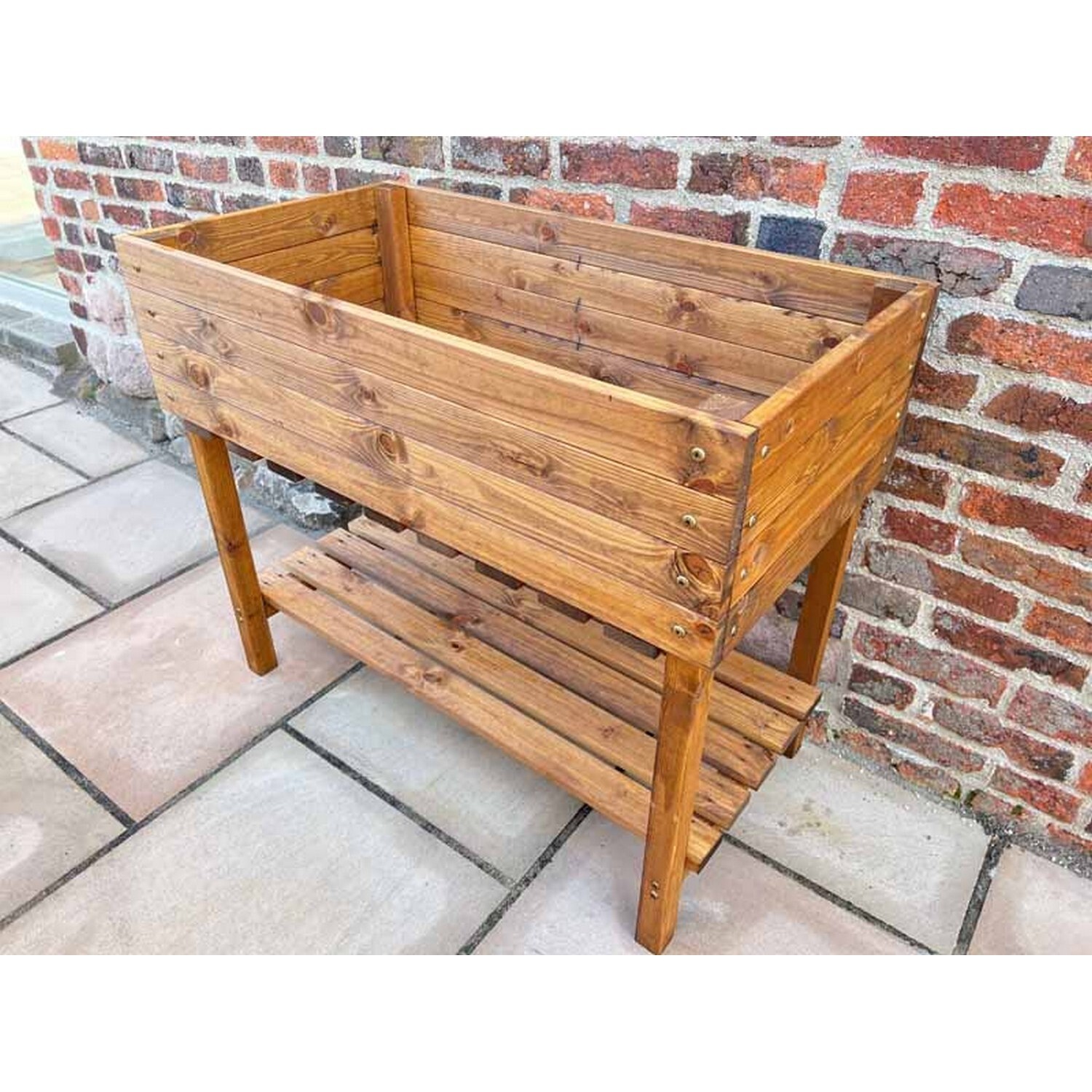 Charles Taylor Peakes Veg Planter, Brown - Image 2