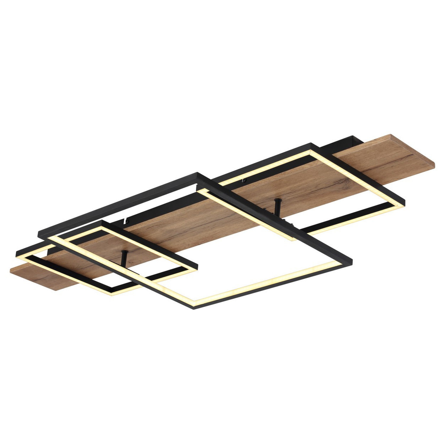 Netlighting Unisex Black Vanni 95X40cm Semi Flush Ceiling Light Matt 3X Led 3000K | : 95X40 Cm - Image 3