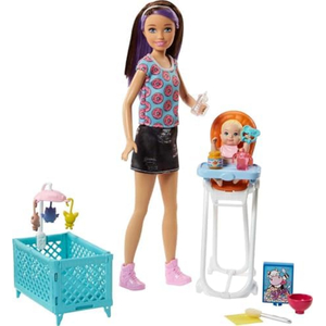 Barbie Skipper Babysitters Inc Doll and Accessories Set FHY98 A