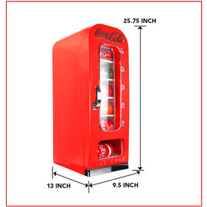 Coca-Cola Retro Vending Machine Fridge 5L