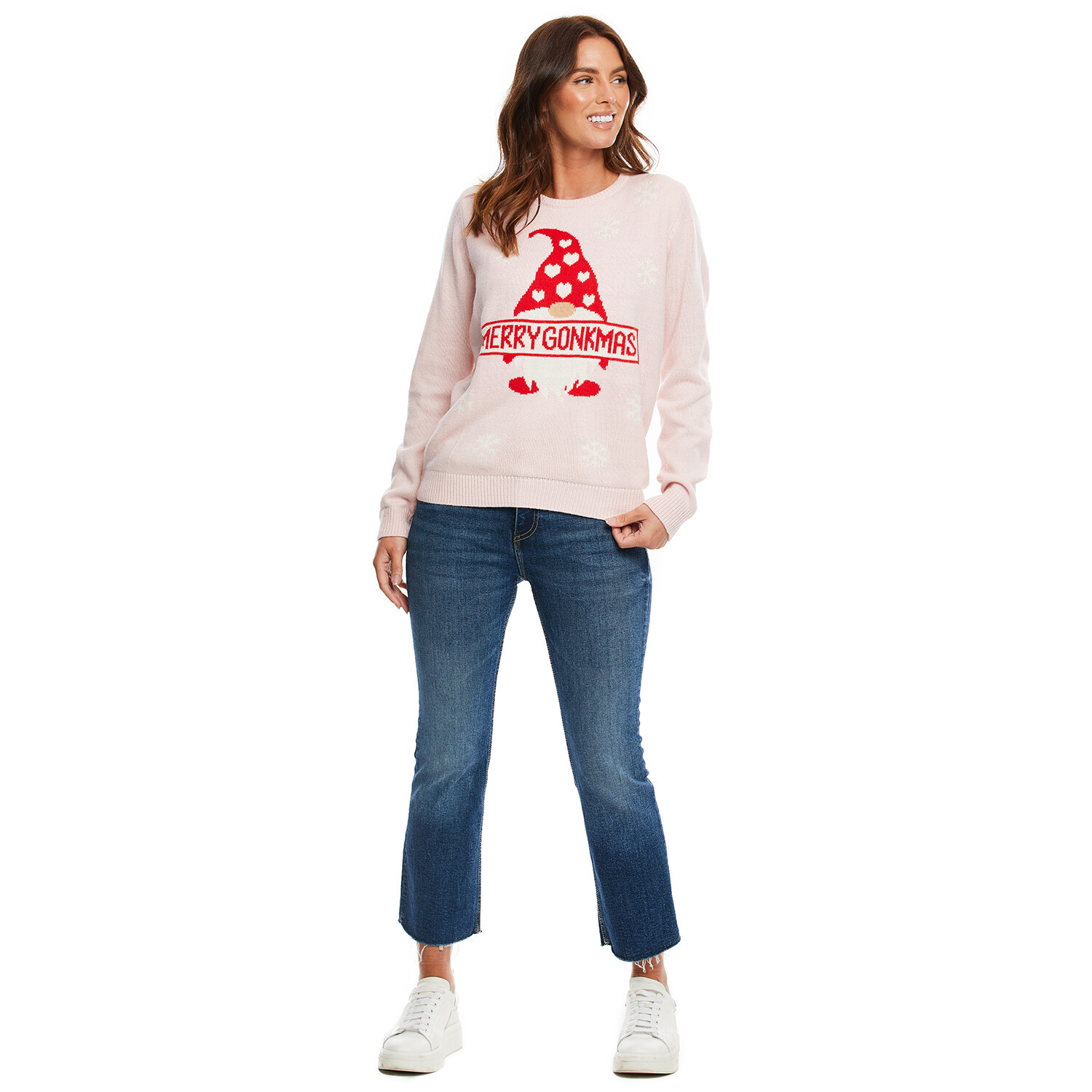 Ladies Santa Gonk Christmas Jumper