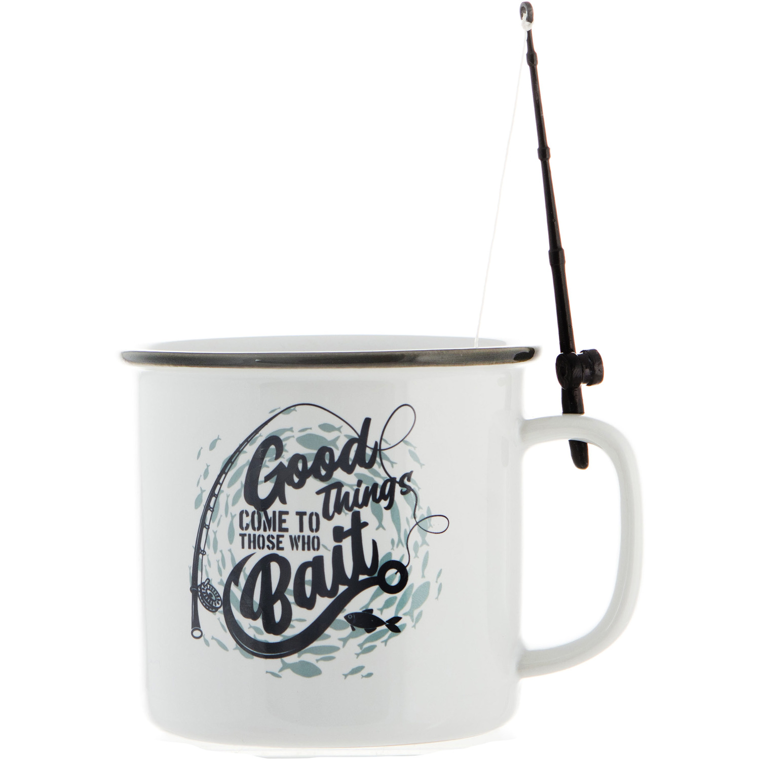 Fishing Mug  -  Good Things Come to Those Who Bait - White