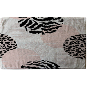 Abstract Geometrics With Animal Print And Circles Stylish KitchenTowel