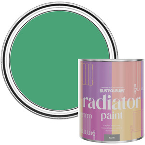 Rust-Oleum Radiator Paint in Satin Finish - Emerald 750ml