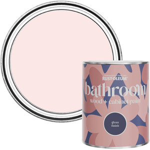 Rust-Oleum Bathroom Wood  Cabinet Paint Gloss Finish - Strawberry Vanilla 750ml